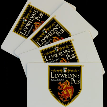 Four (4) Llywelyn’s $50 gift cards (any location)