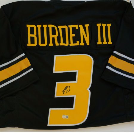 Luther Burden autographed black custom jersey, authenticated